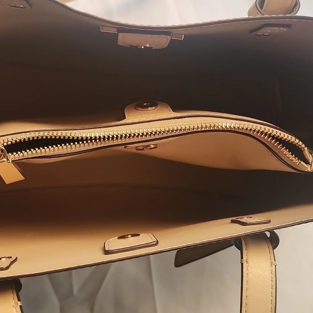 Michael Kors Tan Leather Tote Bag